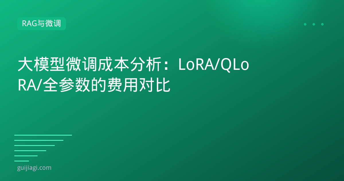 finetuning cost analysis lora qlora full parameter