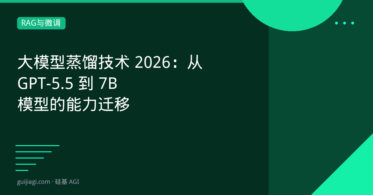 大模型蒸馏技术 2026