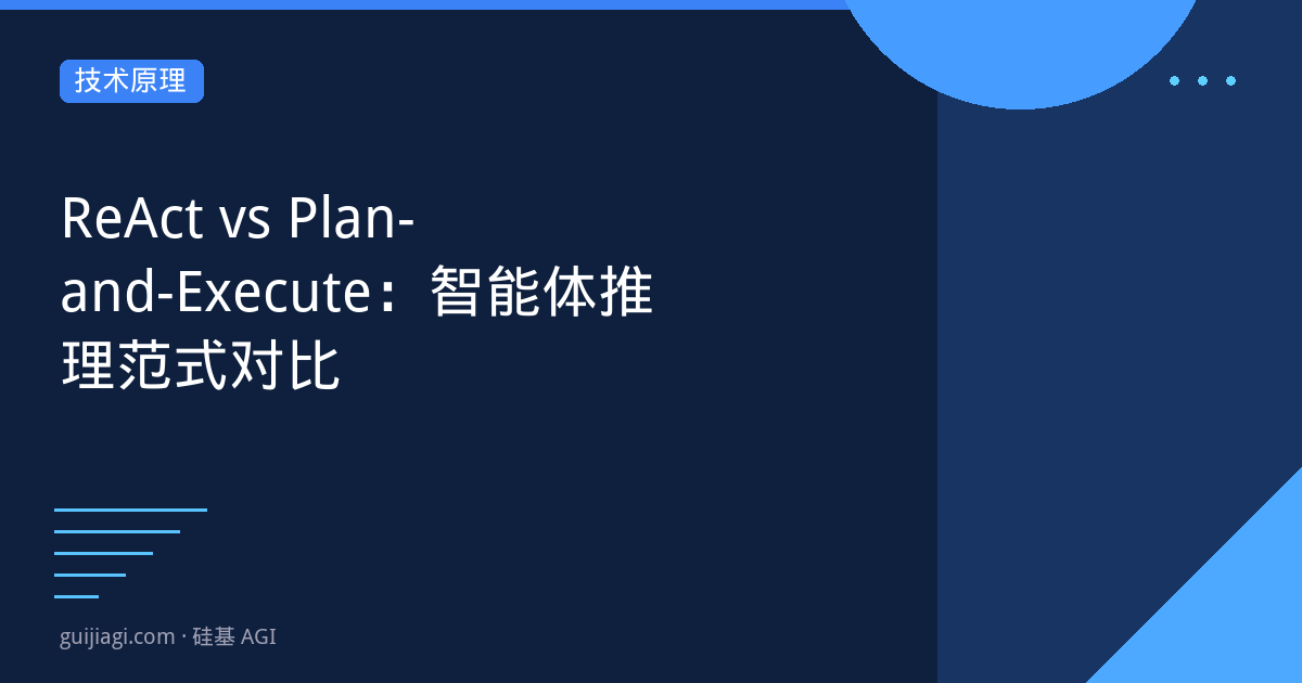 react vs plan execute