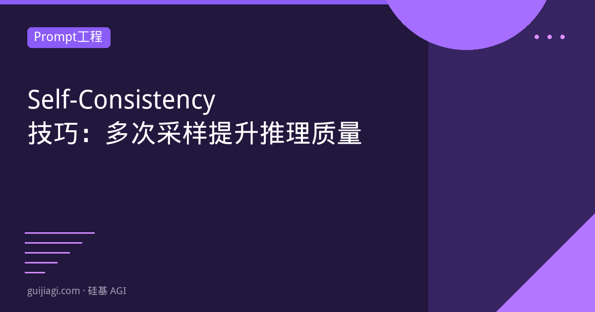 self consistency guide